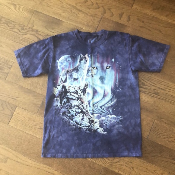 The Mountain Wolf Collage Tie-Dye Tee - Picture 4 of 4